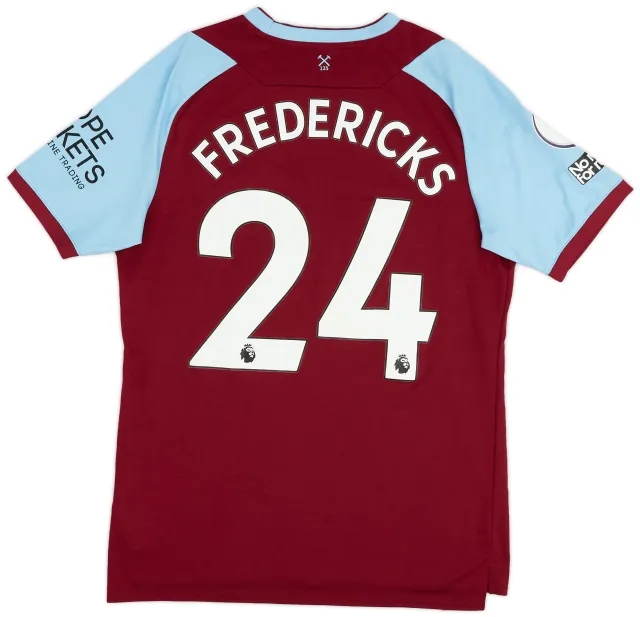 Umbro 2020-21 West Ham Match Issue Home Shirt Fredericks #24