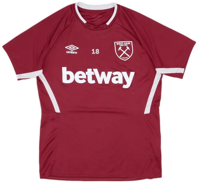 2019-20 West Ham Player Issue Umbro Training Shirt #18 - 8/10 - (M)
