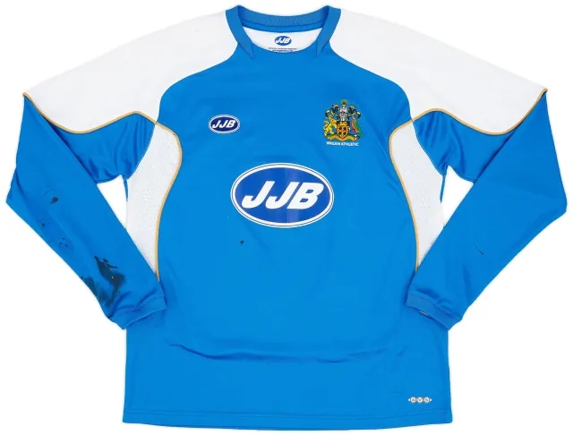 2006-07 Wigan Home L/S Shirt - 5/10 - (M)