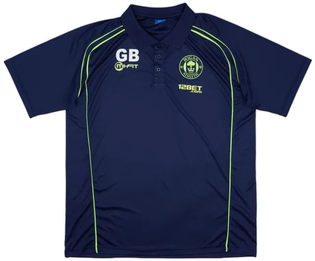 Polo Shirts 2012-13 Wigan Staff Issue Polo Shirt 'GB' - 9/10 - (XXL)