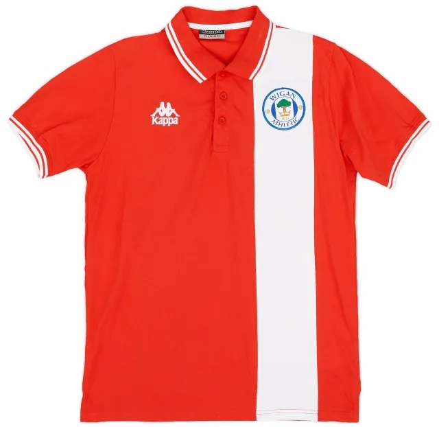 2015-16 Wigan Athletic Kappa Polo Shirt - 9/10 - (M)