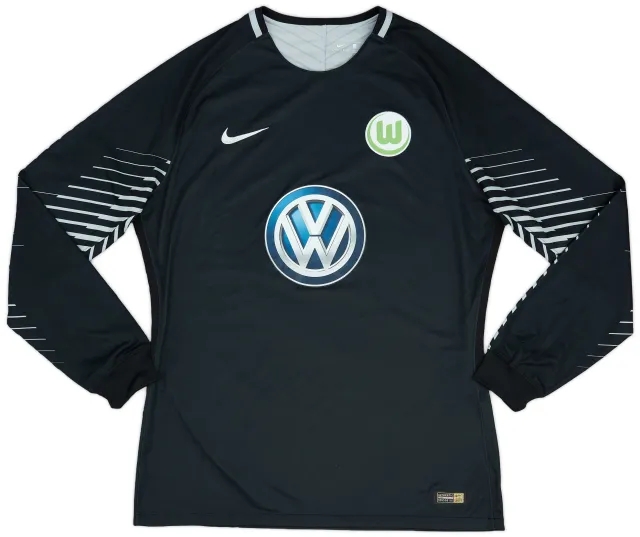 Nike 2017-18 Wolfsburg Player Issue GK Shirt - 9/10 - (XL)