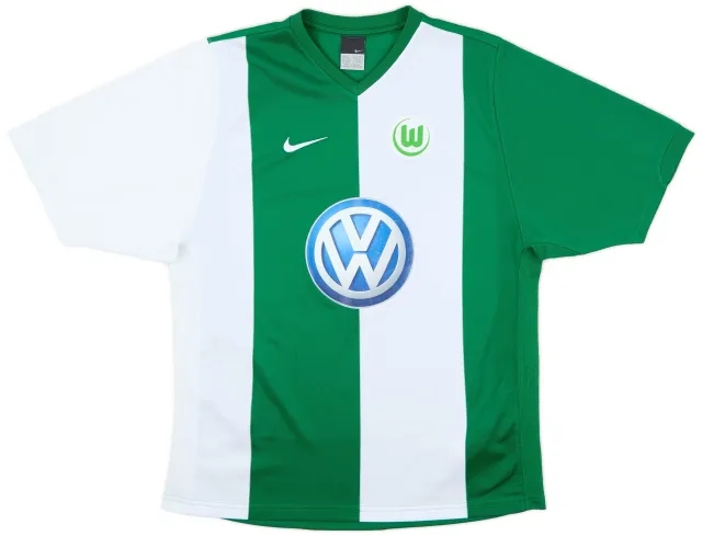 Nike 2006-07 Wolfsburg Home Shirt - 7/10 - (M)