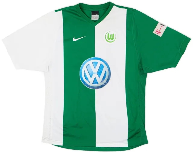 Nike 2006-07 Wolfsburg Home Shirt - 6/10 - (S)