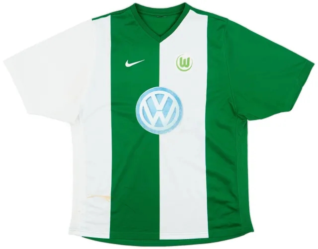 Nike 2006-07 Wolfsburg Home Shirt - 5/10 - (L)