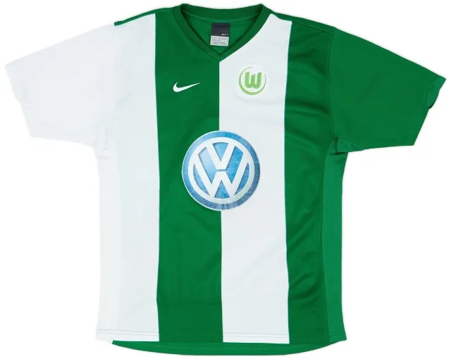 Nike 2006-07 Wolfsburg Home Shirt - 6/10 - (XL.Boys)
