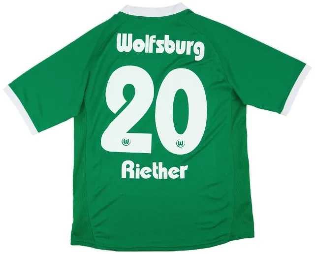 Nike 2008-09 Wolfsburg Home Shirt Riether #20 - 9/10 - (M)