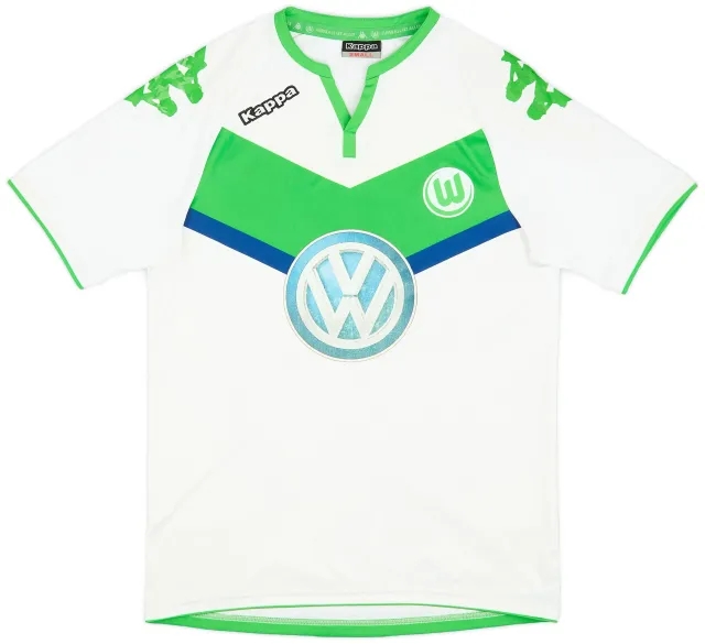 Kappa 2015-16 Wolfsburg Home Shirt - 5/10 - (S)