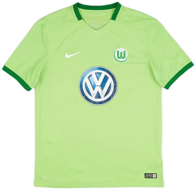 Nike 2016-17 Wolfsburg Home Shirt - 9/10 - (M)