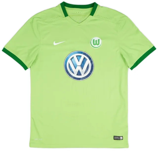 Nike 2016-17 Wolfsburg Home Shirt - 8/10 - (M)