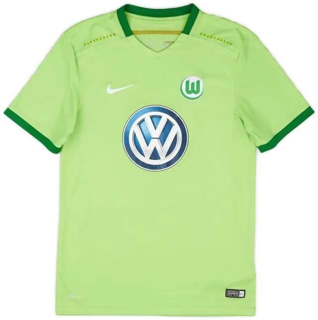 Nike 2016-17 Wolfsburg Home Shirt - 8/10 - (S)
