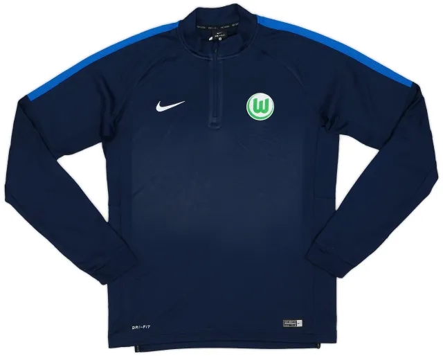 2016-17 Wolfsburg Nike 1/4 Zip Training Top - 7/10 - (M)