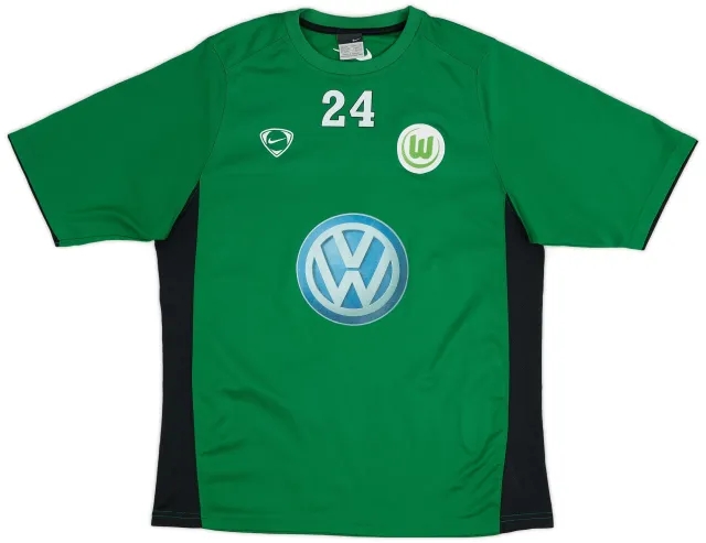 Nike 2006-07 Wolfsburg Player Issue Training Shirt #24 - 6/10 - (M)