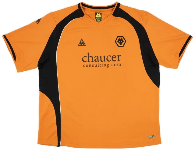 LeCoqSportif 2008-09 Wolves Home Shirt - 9/10 - (XXL)