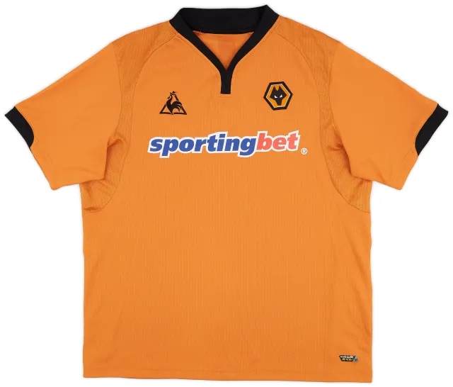 LeCoqSportif 2009-10 Wolves Home Shirt - 7/10 - (XXL)