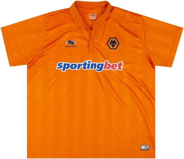 Burrda 2012-13 Wolves Home Shirt - 9/10 - (XXL)