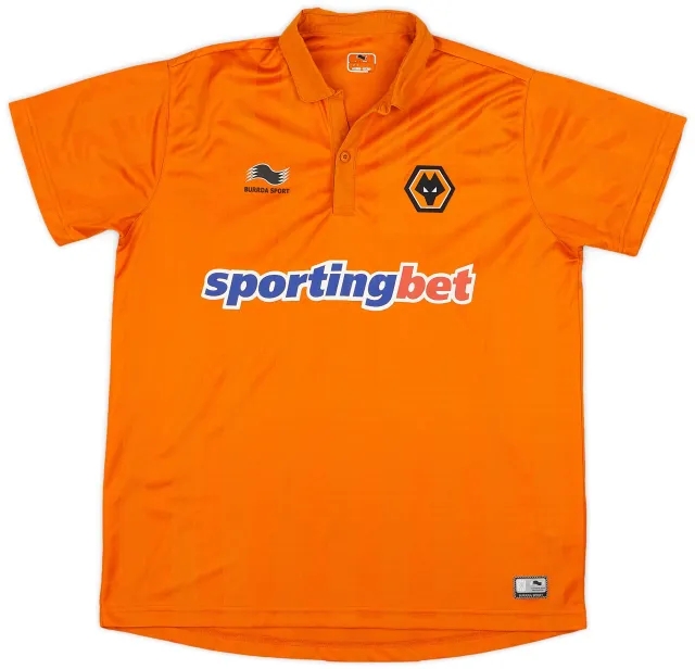 Burrda 2012-13 Wolves Home Shirt - 8/10 - (L)