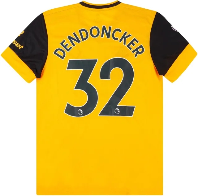 adidas 2020-21 Wolves Match Issue Home Shirt Dendoncker #32
