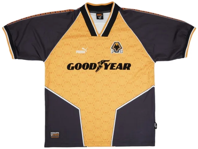 Puma 1996-98 Wolves Home Shirt - 8/10 - (XL)