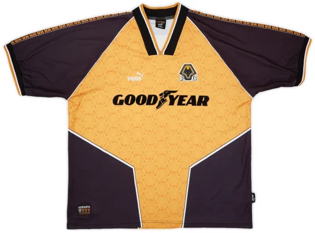 Puma 1996-98 Wolves Home Shirt - 8/10 - (XXL)