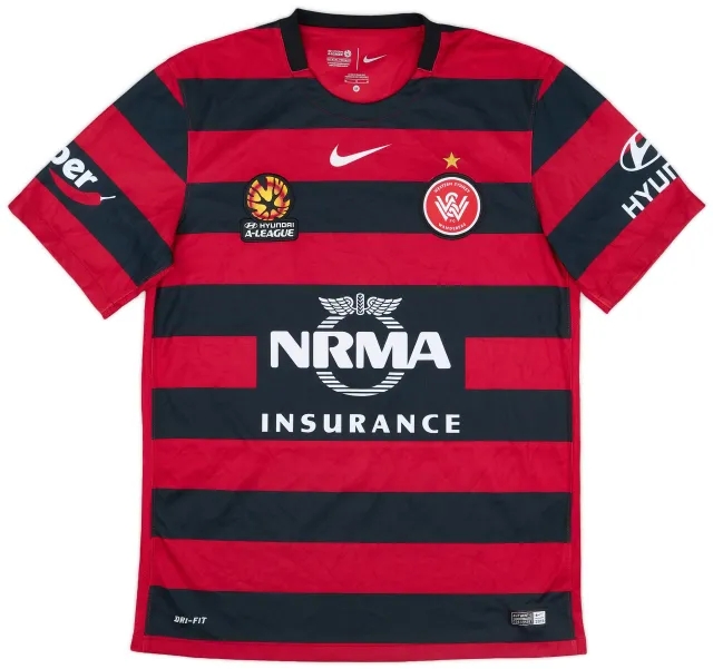 Nike 2015-16 Western Sydney Wanderers Home Shirt - 8/10 - (M)