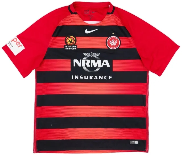 Nike 2016-17 Western Sydney Wanderers Home Shirt - 7/10 - (XL)