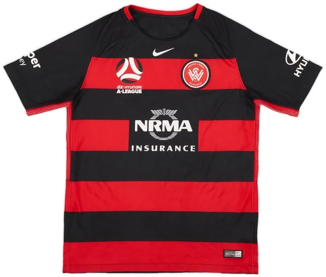 Nike 2017-18 Western Sydney Wanderers Home Shirt - 9/10 - (XL)