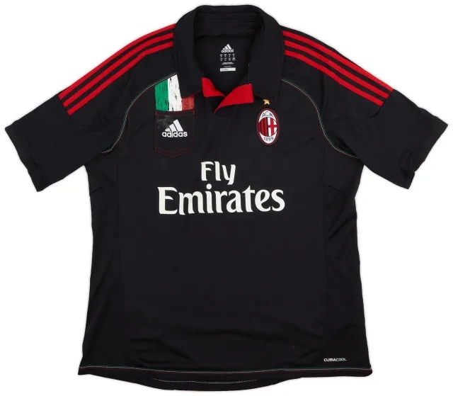 adidas 2012-13 AC Milan Third Shirt - 7/10 - (XL)