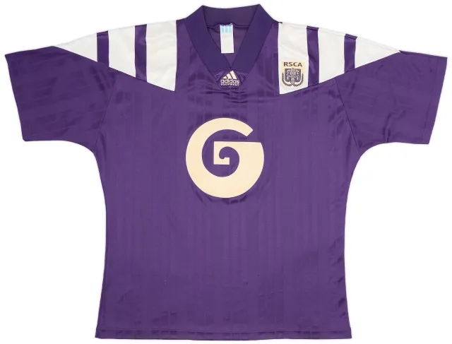 adidas 1992-93 Anderlecht Away Shirt - 8/10 - (XL)
