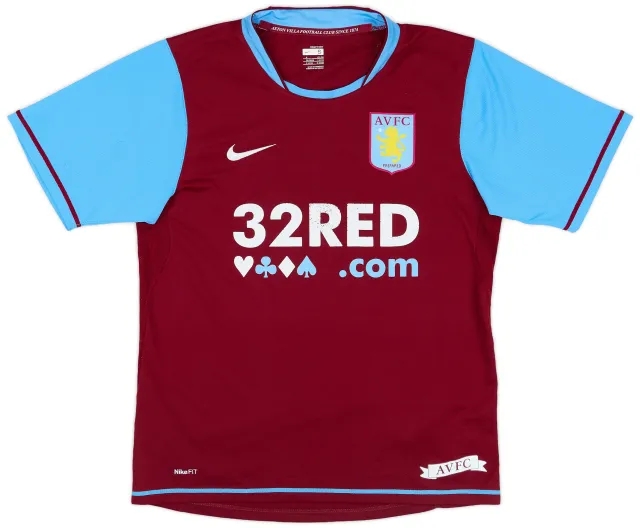 Nike 2007-08 Aston Villa Home Shirt - 5/10 - (S)