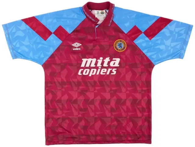 Umbro 1990-92 Aston Villa Home Shirt - 7/10 - (L)