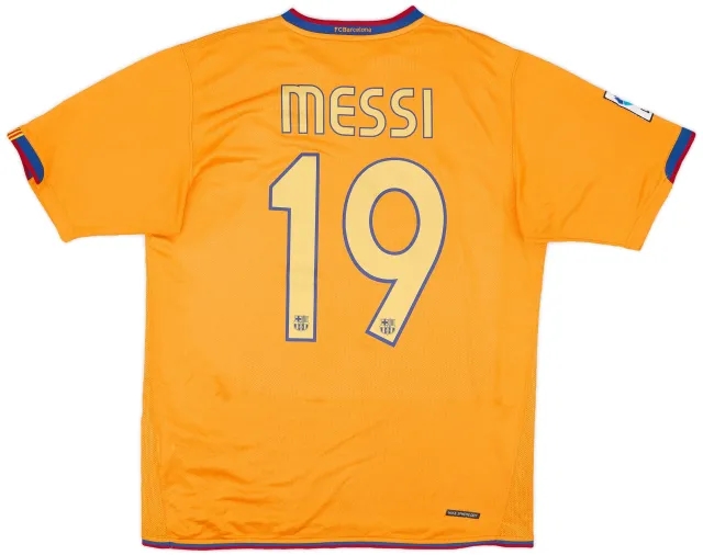 Nike 2006-08 Barcelona Away Shirt Messi #19 - 6/10 - (M)