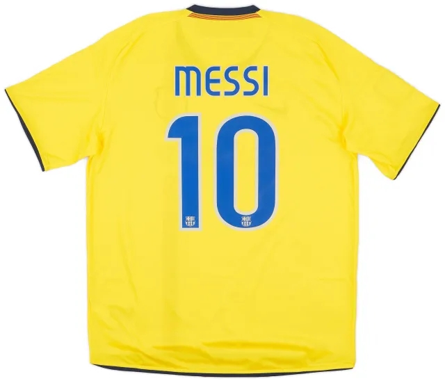 Nike 2008-10 Barcelona Away Shirt Messi #10 (L)