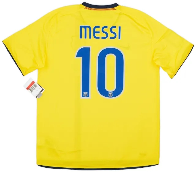 Nike 2008-10 Barcelona Away Shirt Messi #10 (L)