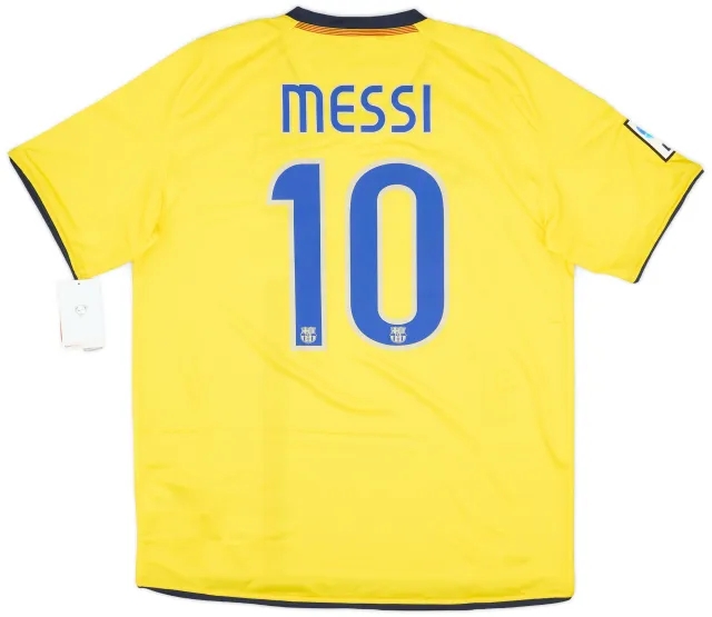 Nike 2008-10 Barcelona Away Shirt Messi #10 (L)