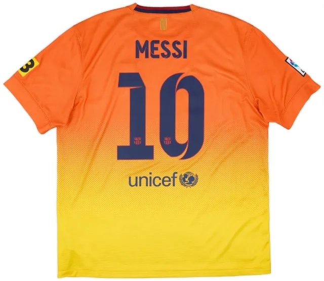 Nike 2012-13 Barcelona Away Shirt Messi #10 - 7/10 - (XL)