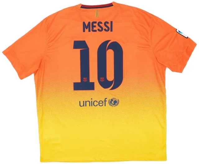 Nike 2012-13 Barcelona Away Shirt Messi #10 - 8/10 - (XXL)