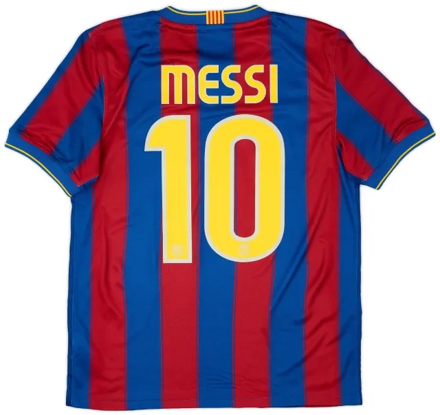 Nike 2009-10 Barcelona Home Shirt Messi #10 - 7/10 - (S)