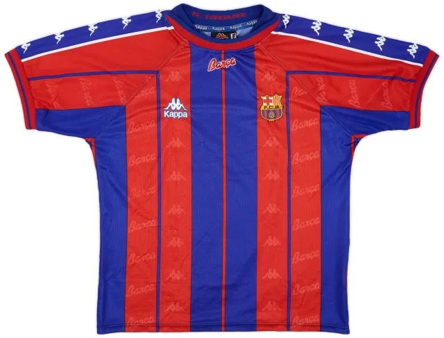 Kappa 1997-98 Barcelona Home Shirt - 7/10 - (S)