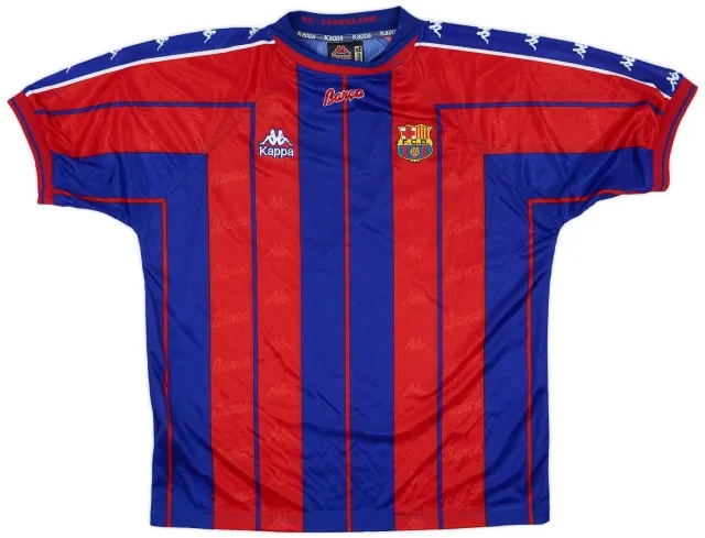 Kappa 1997-98 Barcelona Home Shirt - 8/10 - (XL)