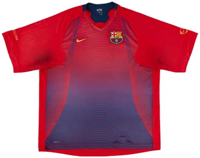 2007-08 Barcelona Nike Training Shirt - 9/10 - (M)