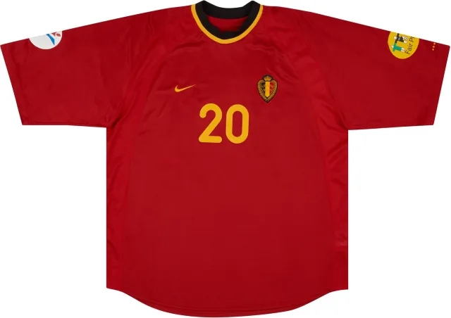 Nike 2000 Belgium Match Issue European Championship Home Shirt De Bilde #20