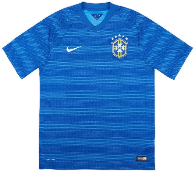 Nike 2014-15 Brazil Away Shirt - 9/10 - (M)