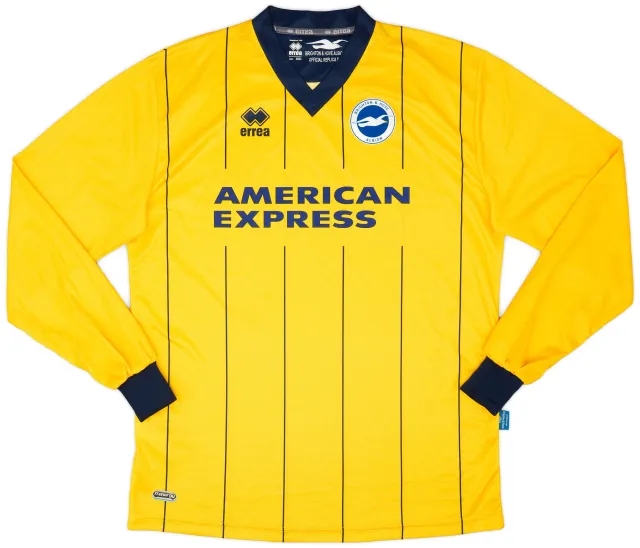 Errea 2013-14 Brighton Away L/S Shirt - 8/10 - (XXL)