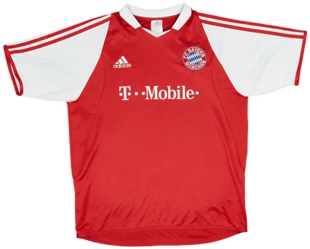 adidas 2003-04 Bayern Munich Home Shirt - 5/10 - (XL.Boys)
