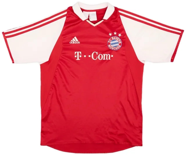 adidas 2004-05 Bayern Munich Home Shirt - 9/10 - (XL.Boys)