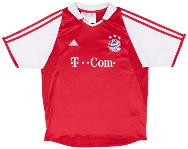 adidas 2004-05 Bayern Munich Home Shirt - 7/10 - (M.Boys)