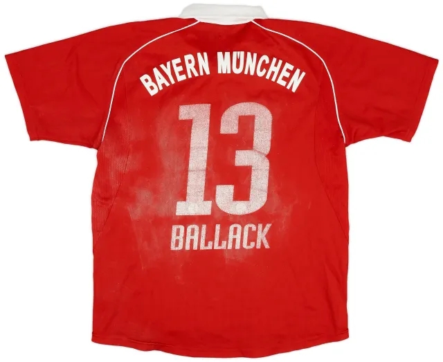 adidas 2005-06 Bayern Munich Home Shirt Ballack #13 - 4/10 - (XL.Boys)