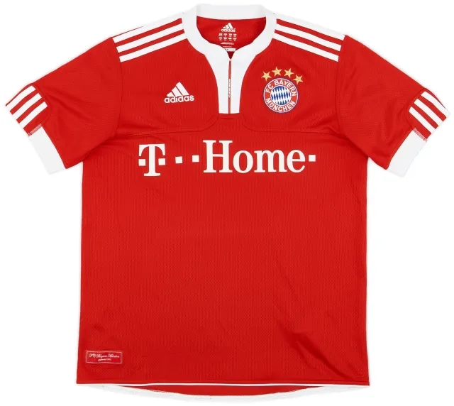 adidas 2009-10 Bayern Munich Home Shirt - 8/10 - (XL.Boys)