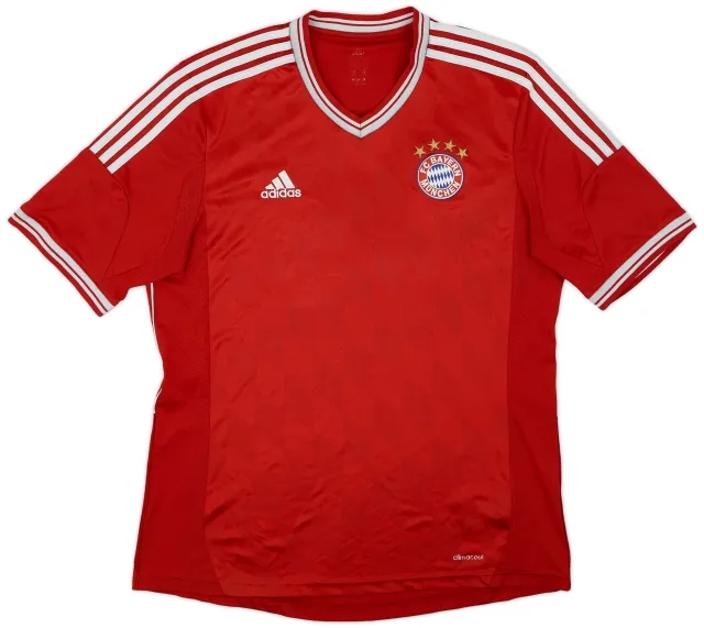 adidas 2013-14 Bayern Munich Home Shirt - 7/10 - (L)